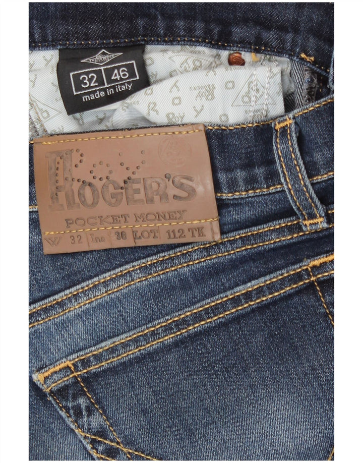 Roy Rogers Γυναικεία Bootcut Jeans IT 46 Large W32 L36 Blue Cotton
