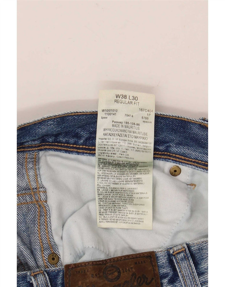 Ανδρικό τζιν ίσιο Wrangler Regular Fit W38 L30 Μπλε βαμβακερό