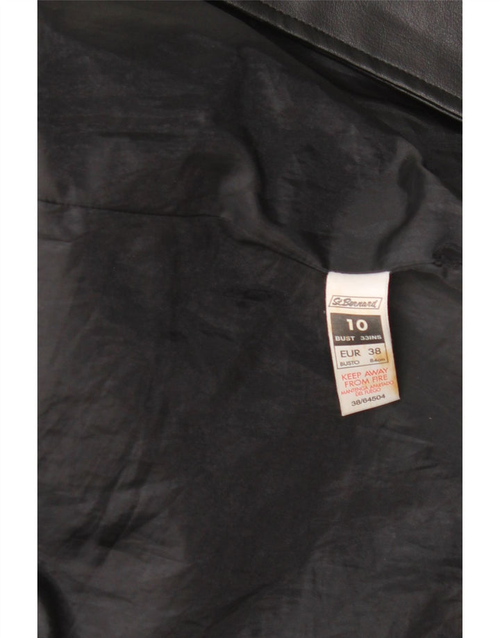 Γυναικείο πανωφόρι St. Bernard UK 10 Small Black Polyethylene