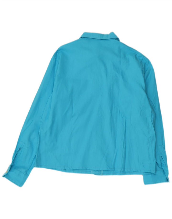 Vintage γυναικείο πουκάμισο IT 46 μεγάλο μπλε