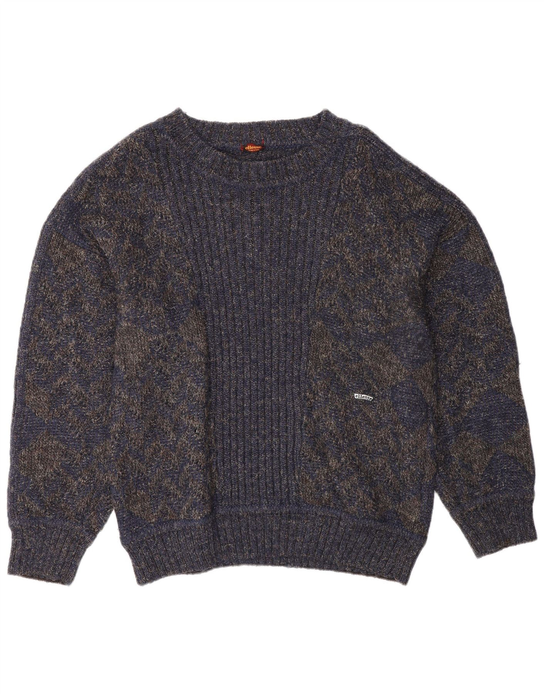Ανδρικό πουλόβερ Ellesse Boat Neck Jumper Medium Navy Blue Wool