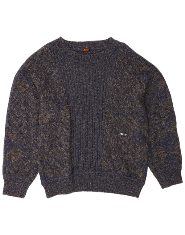 Ανδρικό πουλόβερ Ellesse Boat Neck Jumper Medium Navy Blue Wool