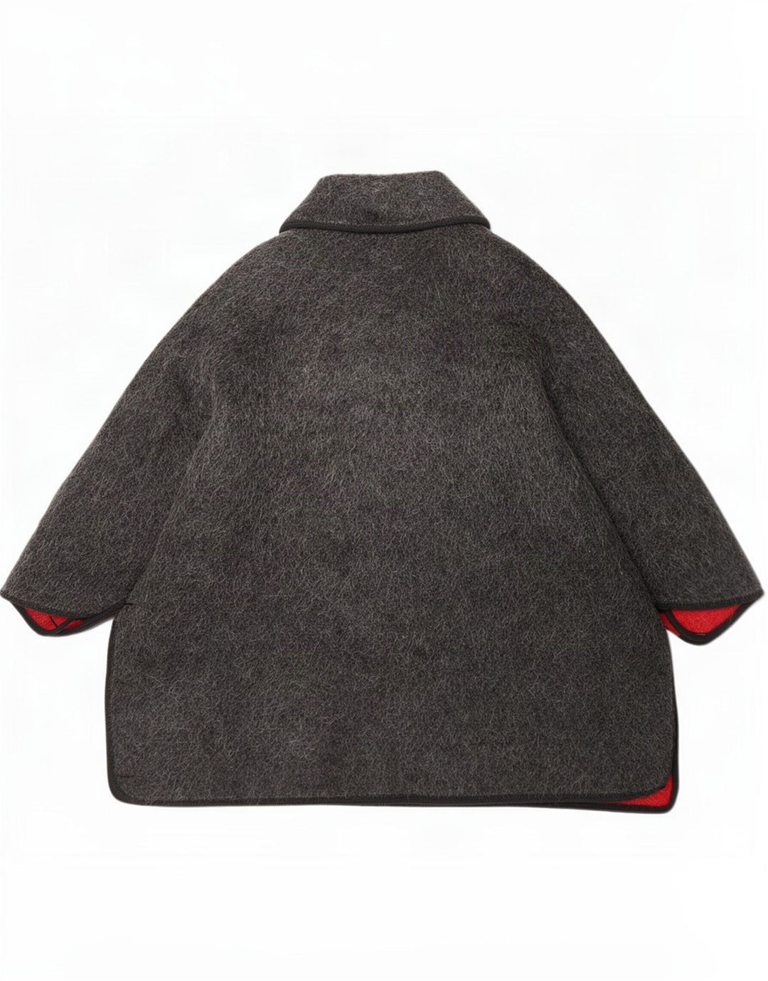 Vintage γυναικείο αναστρέψιμο παλτό Cape One Size Grey