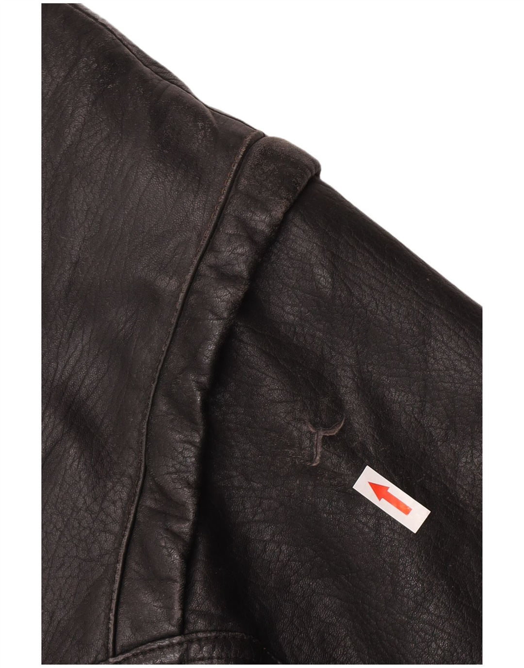 Vintage Γυναικείο Δερμάτινο Μπουφάν IT 52 2XL Μαύρο Δερμάτινο