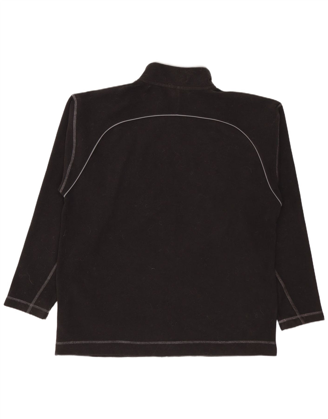 Weird Fish Mens Fleece Jacket UK 40 Large Black Polyester