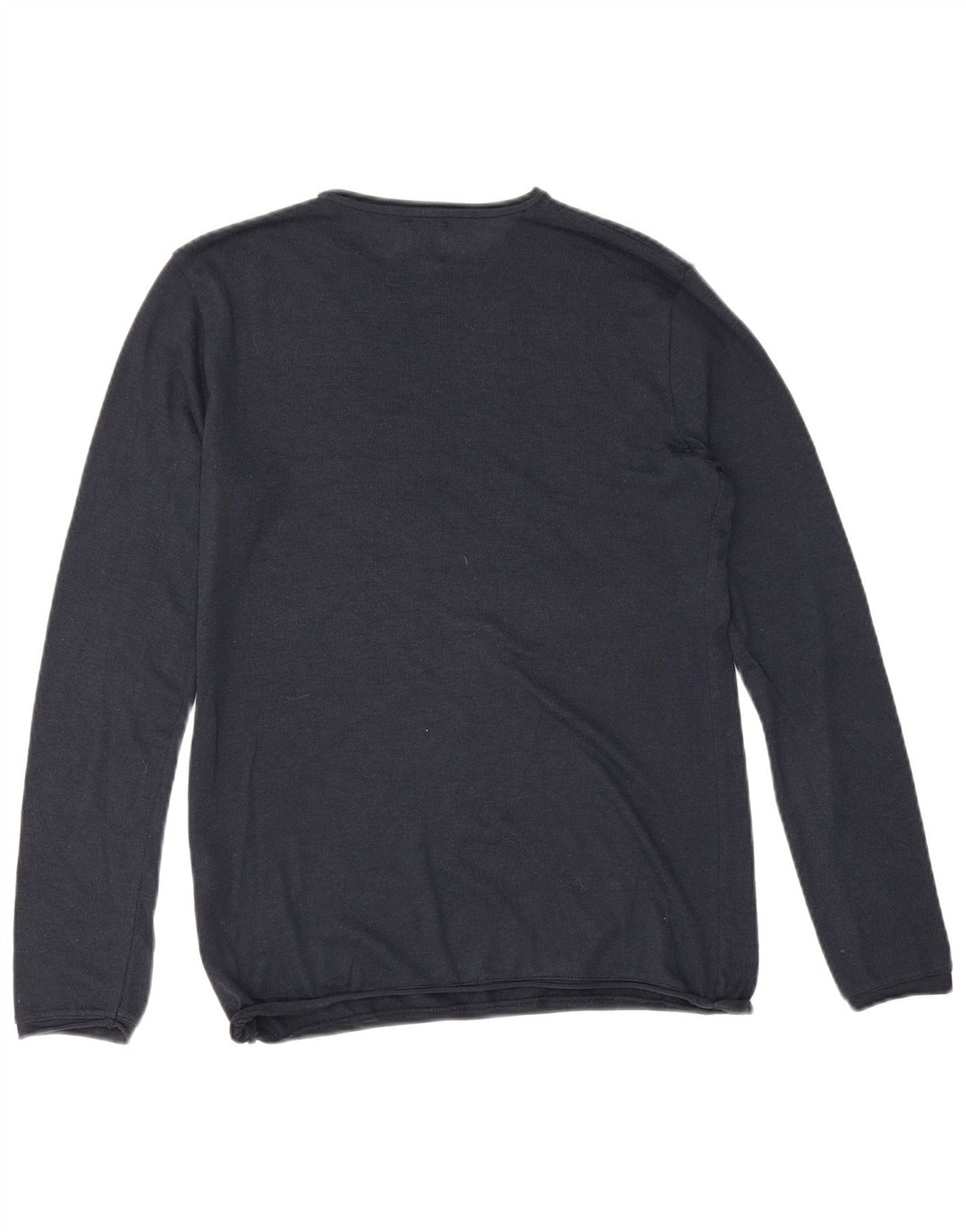 Ανδρικό πουλόβερ Zara Crew Neck Jumper Μικρό Ναυτικό Βαμβακερό