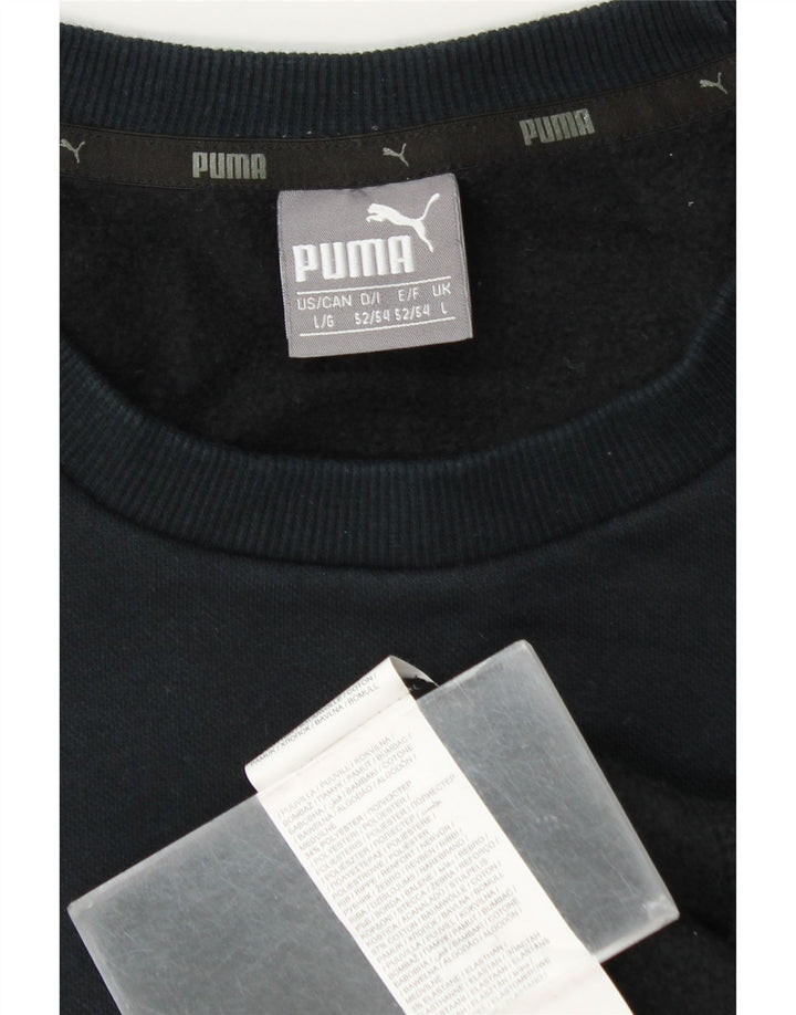 Ανδρικό γραφικό φούτερ Puma Jumper Μεγάλο Ναυτικό Βαμβακερό