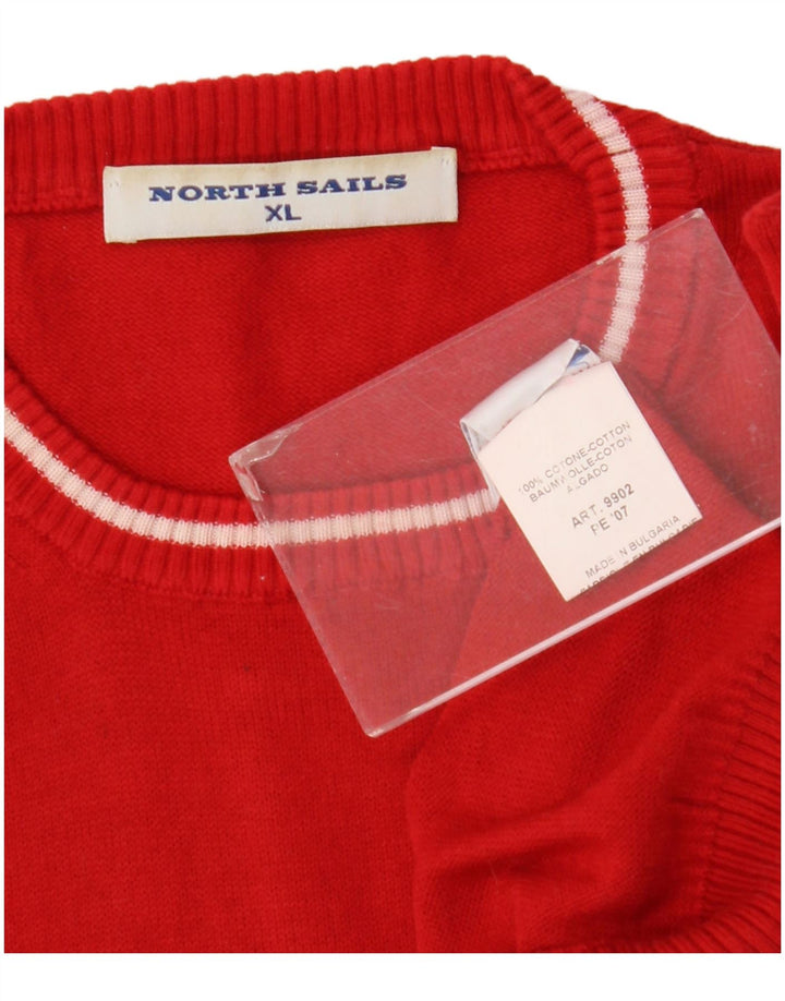 Ανδρικό πουλόβερ North Sails Crew Neck Jumper XL Κόκκινο βαμβακερό