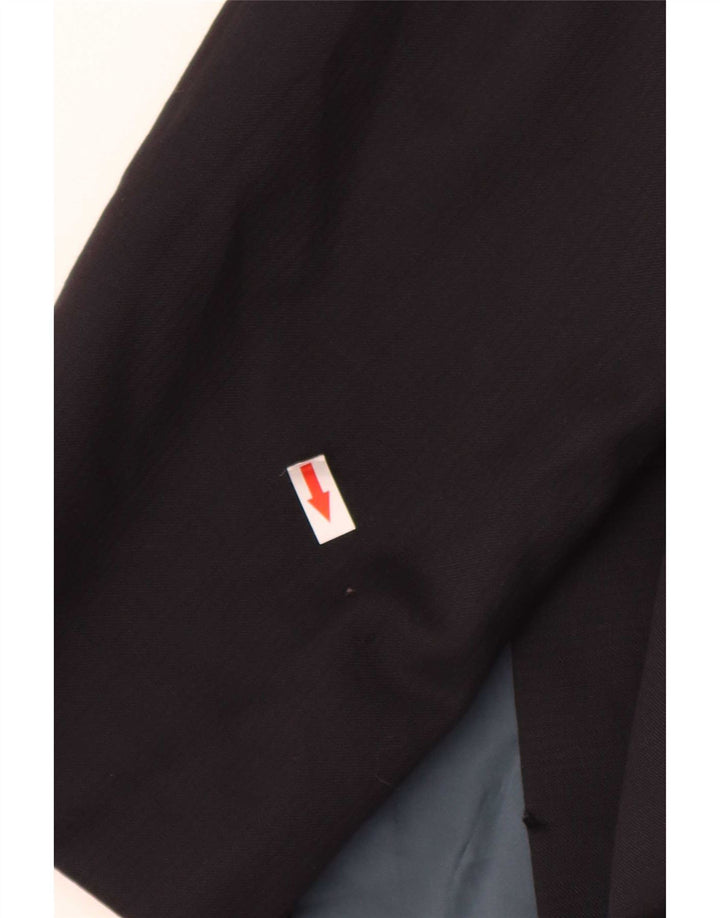 Hugo Boss Ανδρικό σακάκι με 2 κουμπιά UK 42 XL Μαλλί με ρίγες σε μπλε μπλέ