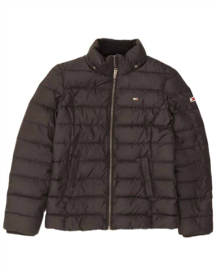 Tommy Hilfiger Ανδρικό μπουφάν με επένδυση UK 36 Small Black Polyester