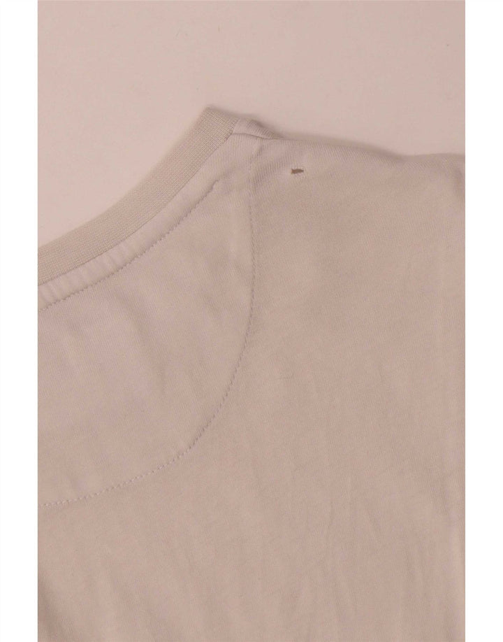 Lyle & Scott Ανδρικό T-Shirt Top Μικρό λευκό βαμβακερό
