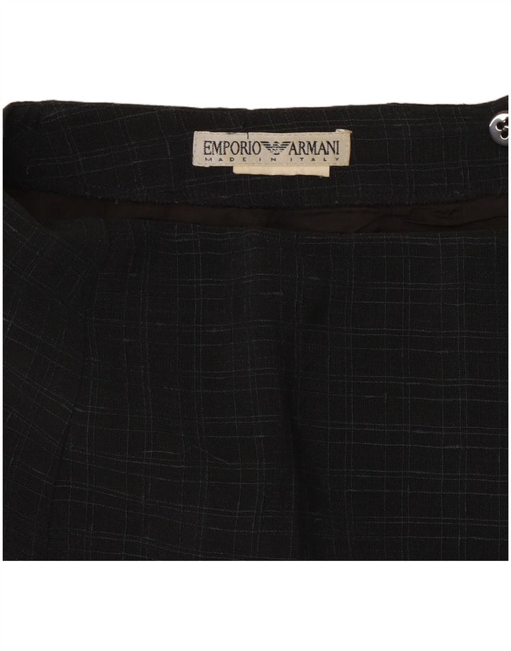 Emporio Armani Γυναικεία Μίνι Φούστα W26 Small Black Check Classic