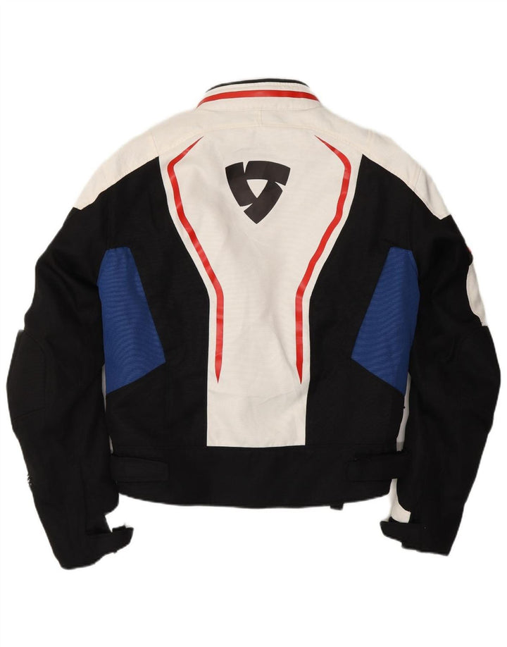 REV'IT Ανδρικό Biker Jacket UK 36 Small Off White Colorblock Μοτοσικλέτα