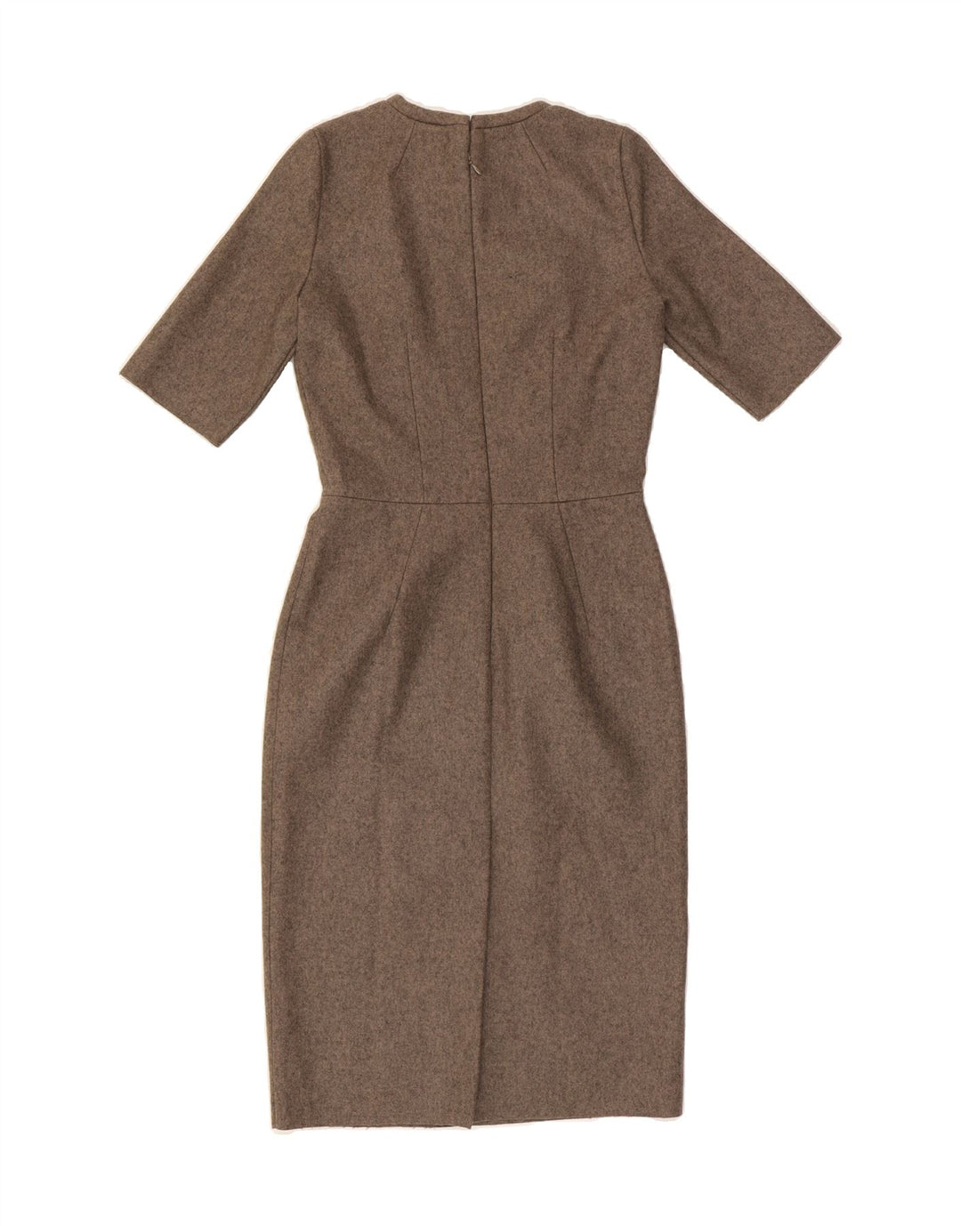 PAUL SMITH Womens Sheath Dress IT 42 Medium Brown Virgin Wool Vintage Paul Smith and Second-Hand Paul Smith from Messina Hembry 