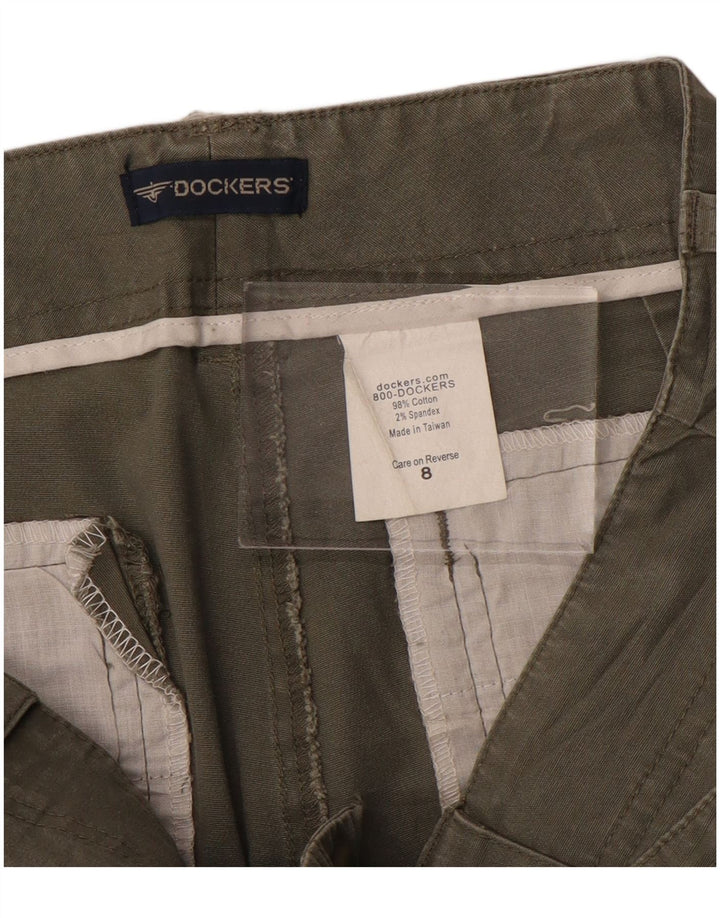 Dockers Γυναικείο Σορτς Cargo US 8 Medium W30 Χακί βαμβακερό