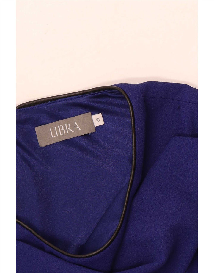 Libra Γυναικείο φόρεμα 3/4 Sleeve Shift UK 10 Small Navy Blue