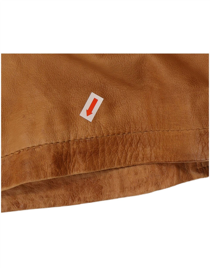 A.W.DUNMORE Ανδρικό Δερμάτινο Μπουφάν IT 58 4XL Καφέ Δερμάτινο