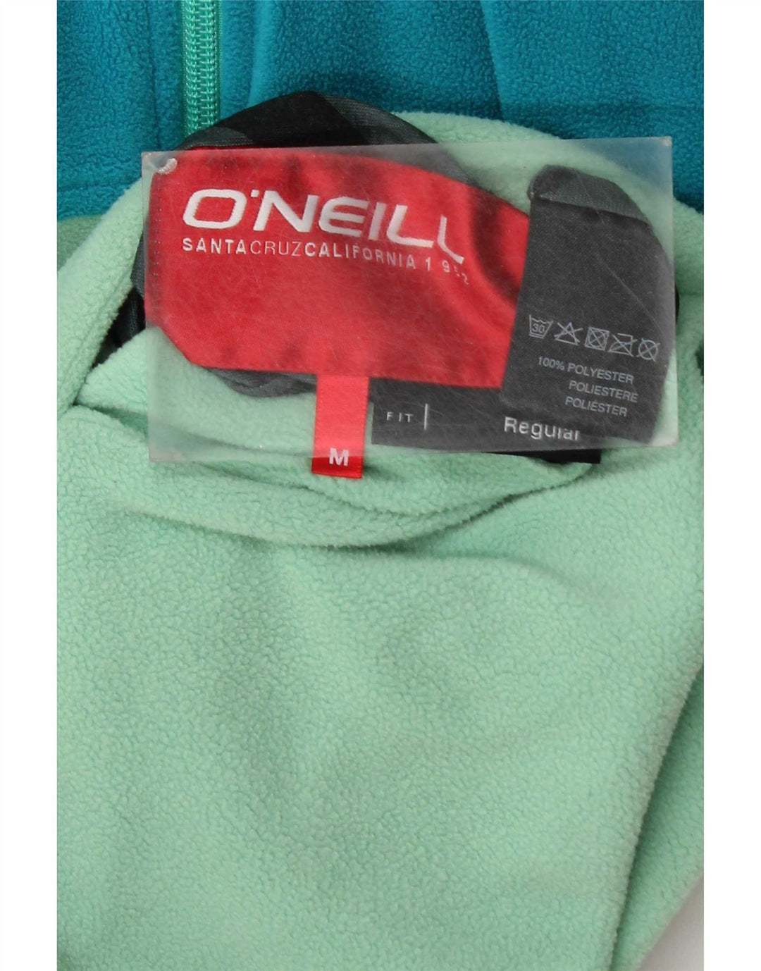 O'Neill Γυναικείο Fleece Jacket UK 12 Medium Green Colourblock