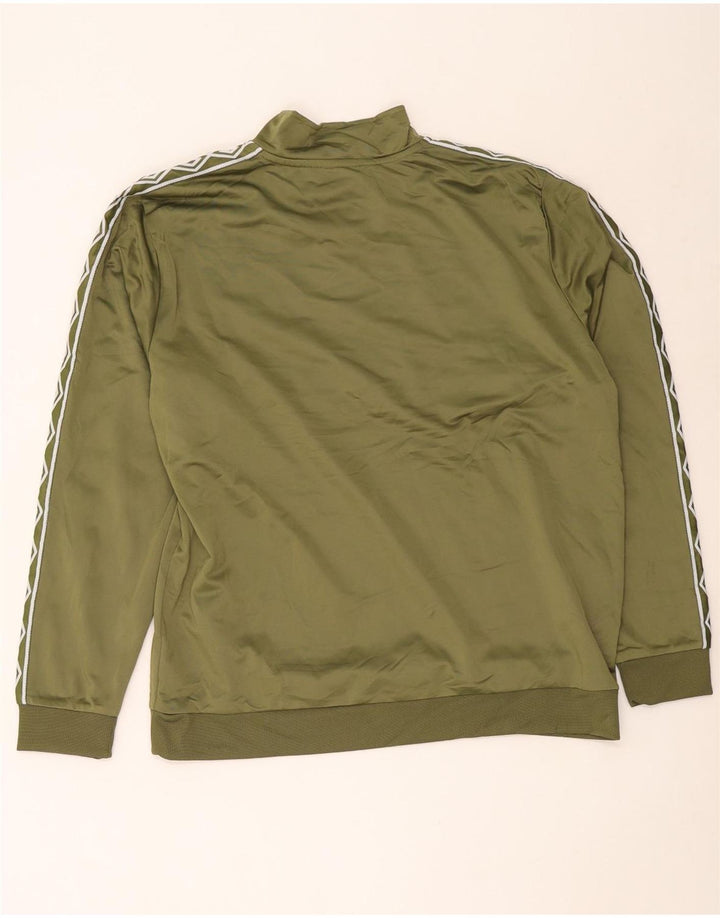 Ανδρικό φούτερ με φερμουάρ Umbro, Jumper XL, πράσινο πολυεστέρα