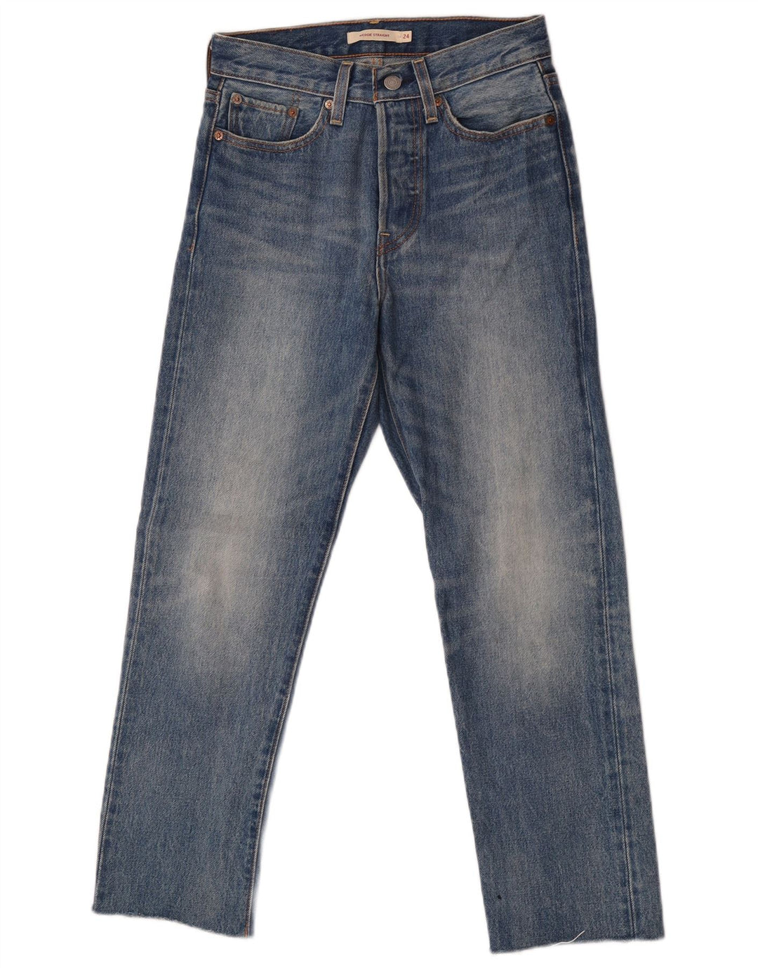 Γυναικείο τζιν Levi's Wedge Straight W24 L26 Blue Cotton