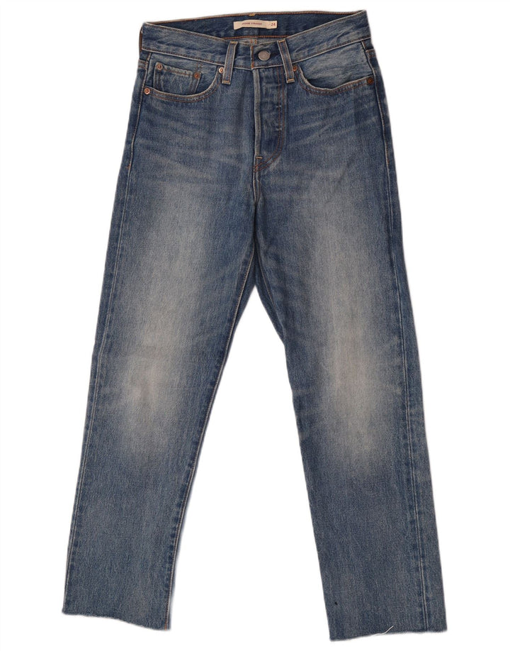 Γυναικείο τζιν Levi's Wedge Straight W24 L26 Blue Cotton