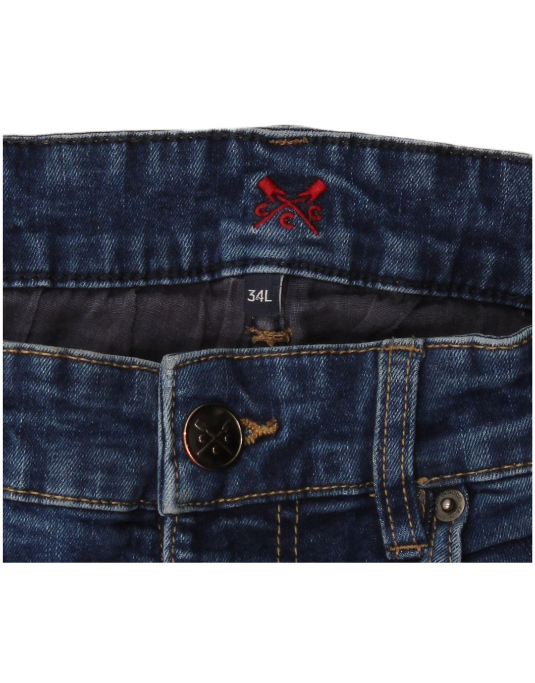 Crew Clothing Ανδρικά Slim Jeans W32 L34 Blue