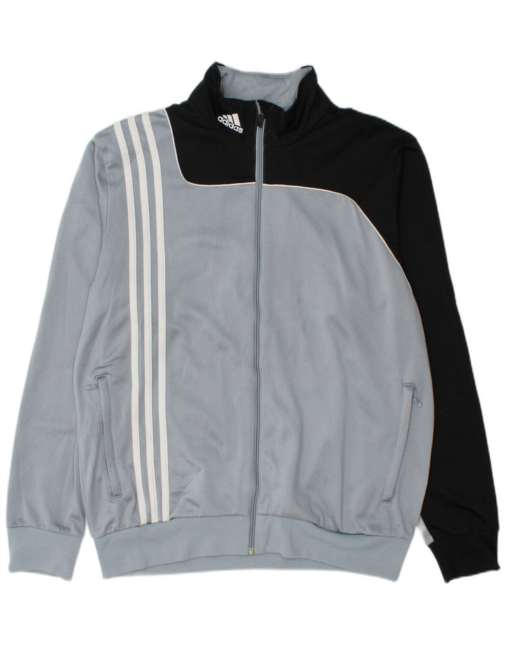 Ανδρική φόρμα Adidas Top Jacket UK 40/42 Medium Grey Colorblock Polyester