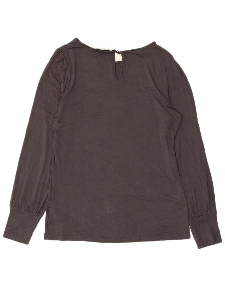 Γυναικεία μακρυμάνικη μπλούζα Oasis Top UK 10 Small Grey Viscose