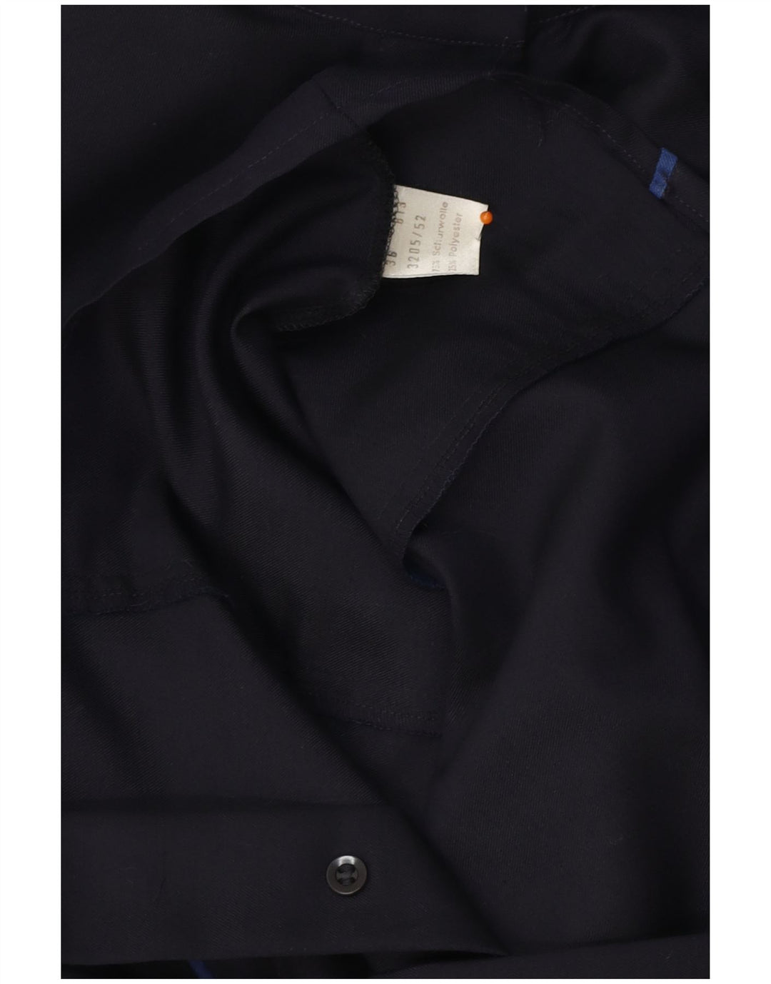 Γυναικείο πουκάμισο VINTAGE Μπλούζα EU 38 Medium Navy Blue Wool