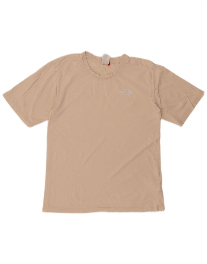 THE NORTH FACE Γυναικείο T-Shirt Top UK 6 XS Μπεζ βαμβακερό
