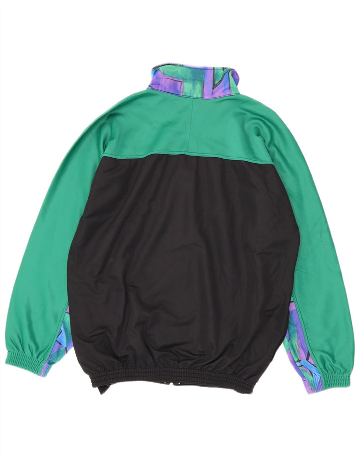 Vintage ανδρική φόρμα φόρμας με γραφικές φόρμες Top Jacket Μεγάλο πολύχρωμο Colourblock