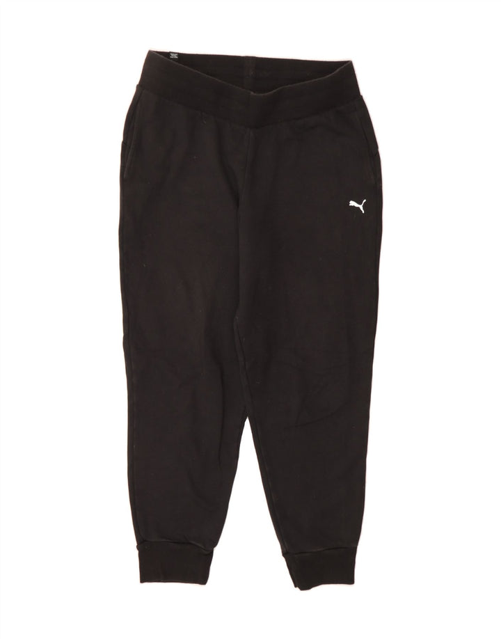 PUMA Womens Tracksuit Trousers Joggers UK 14 Medium  Black Vintage Puma and Second-Hand Puma from Messina Hembry 