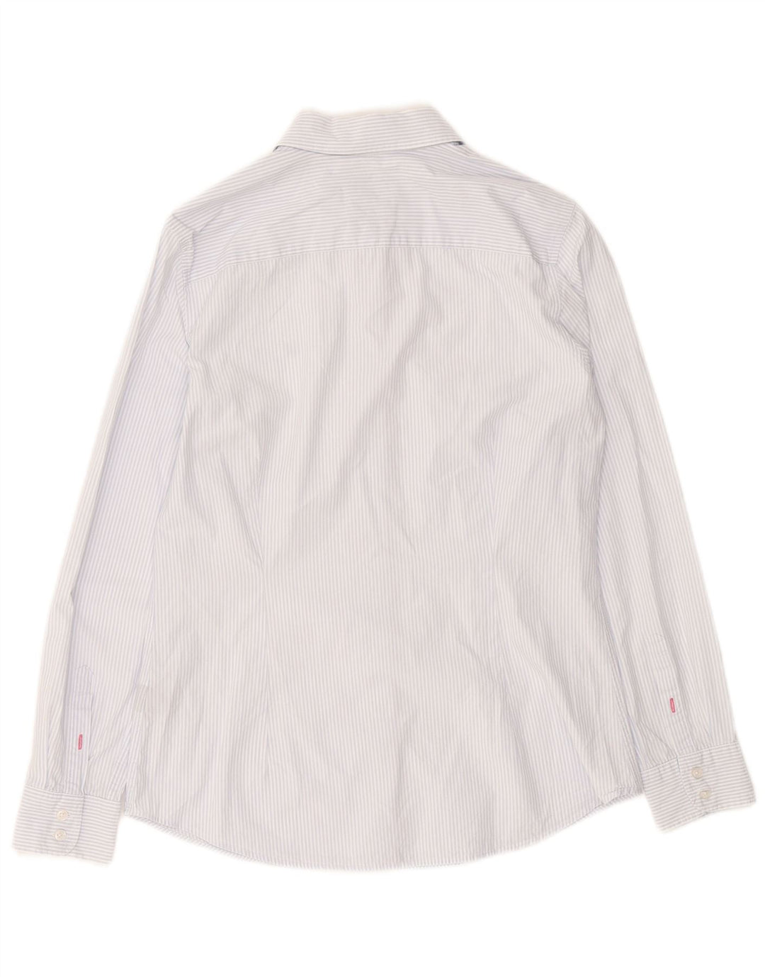 CREW CLOTHING Γυναικείο πουκάμισο Classic Fit UK 10 Small Blue ριγέ βαμβακερό