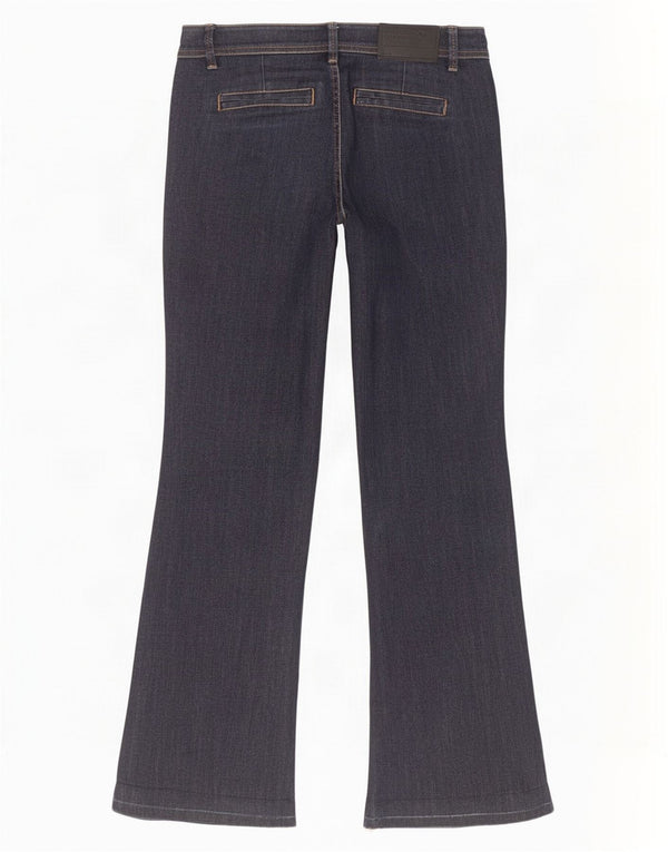 Γυναικεία Benetton Flared Jeans IT 42 Medium W30 L31 Navy Blue