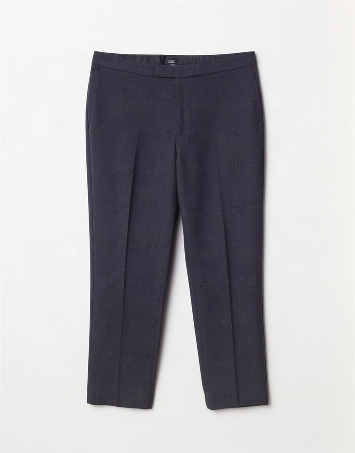 Ανδρικό ίσιο παντελόνι Marks & Spencer W40 L29 Navy Blue Houndstooth