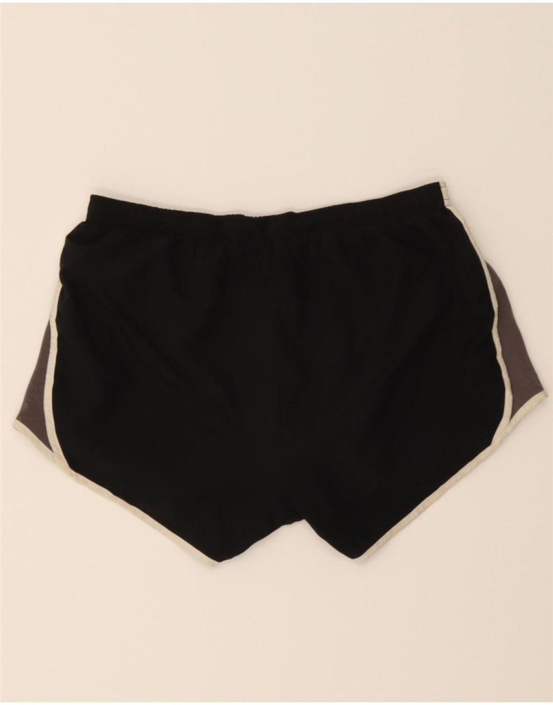 NIKE Womens Sport Shorts UK 14 Medium  Black Polyester Vintage Nike and Second-Hand Nike from Messina Hembry 