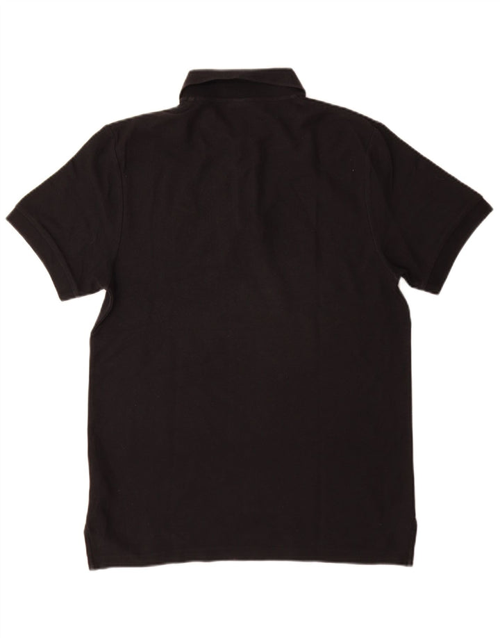 Ανδρικό μπλουζάκι πόλο Nike, μεσαίο μαύρο βαμβακερό