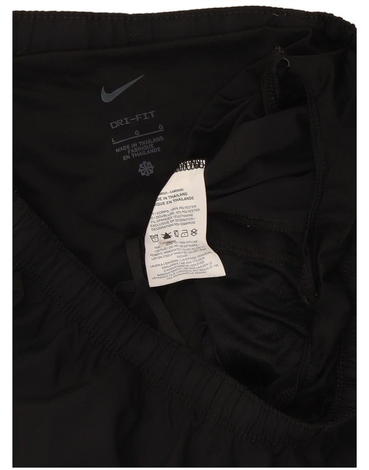 Ανδρικό αθλητικό σορτς Nike Dri Fit, μεγάλο μαύρο πολυεστέρα