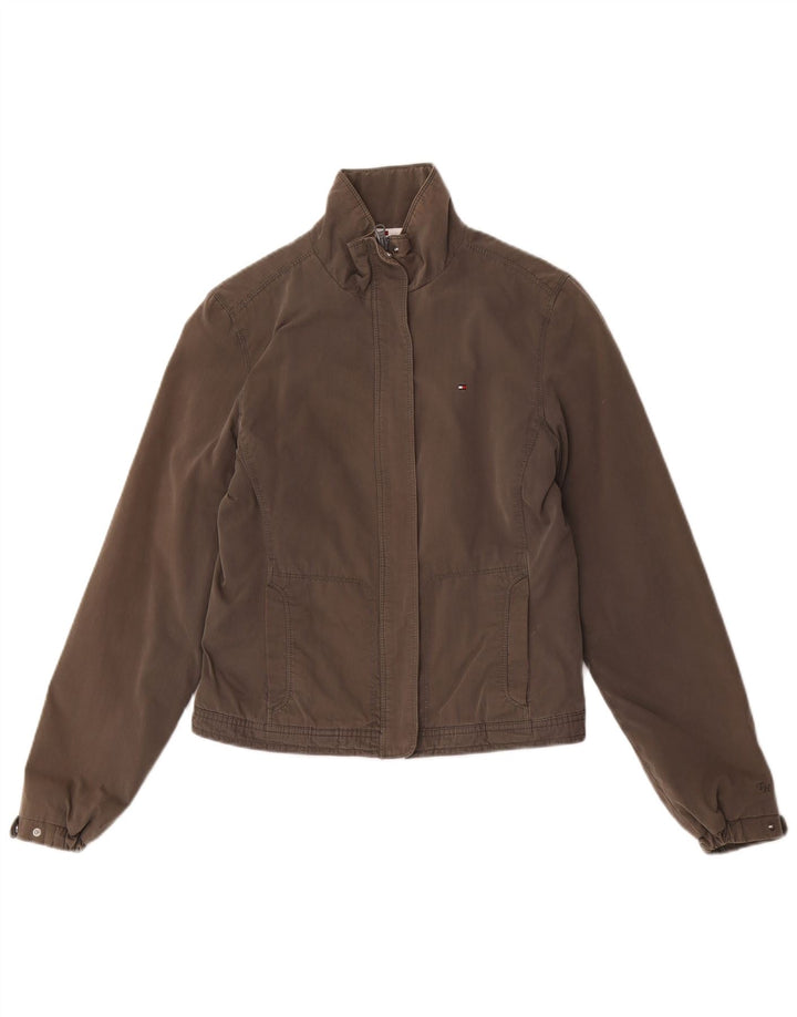 Tommy Hilfiger Γυναικείο Bomber Jacket UK 10 Small Grey Polyester