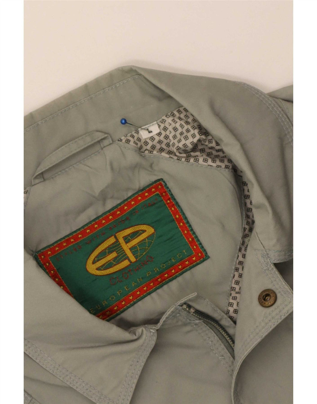 European Project Ανδρικό μπουφάν Bomber Size 40 Large Grey