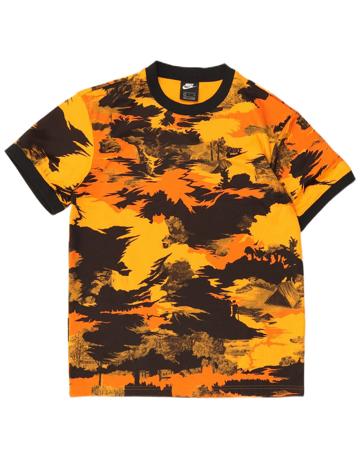 Ανδρικό T-Shirt Nike τοπ μικρού πορτοκαλί πολυεστέρα παραλλαγής