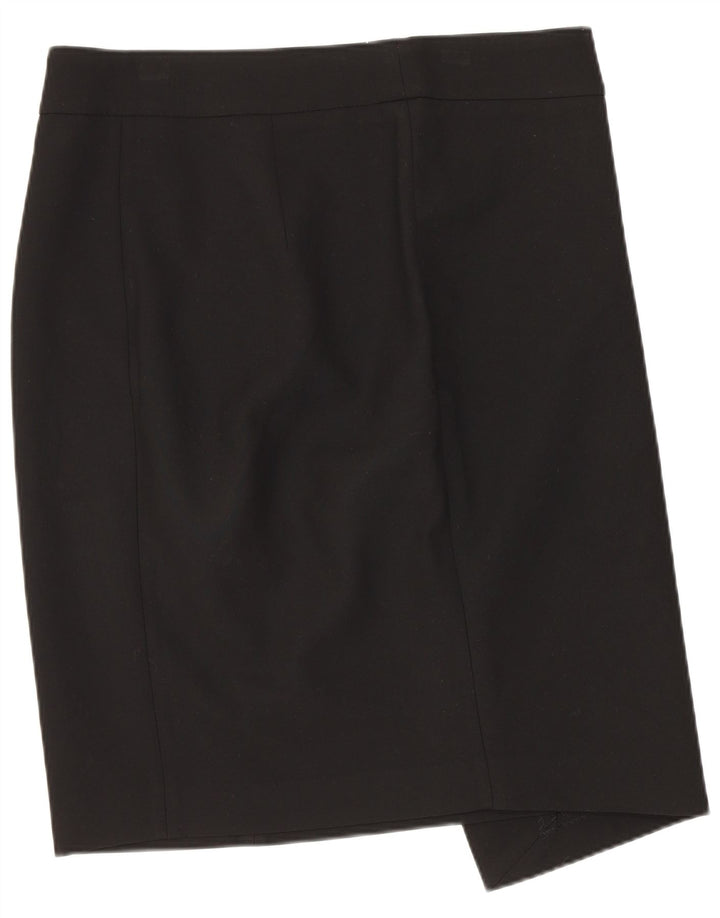 Γυναικεία Pencil Φούστα ZARA Μεγάλη W32 Μαύρη Πολυεστέρας