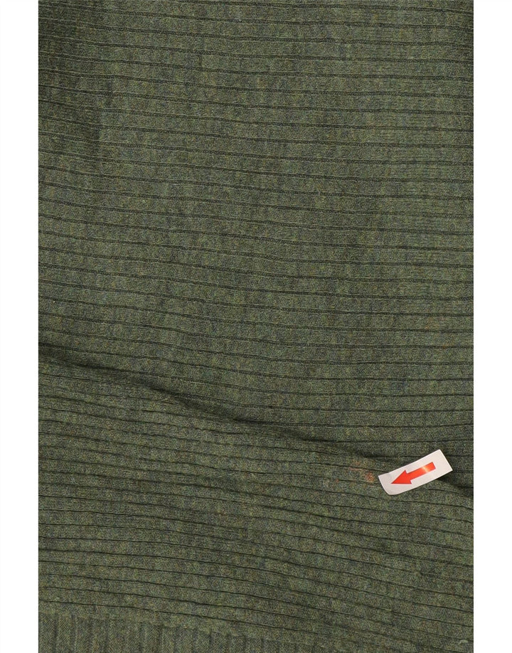 Marks & Spencer Γυναικείο πουλόβερ με φερμουάρ UK 16 Large Green