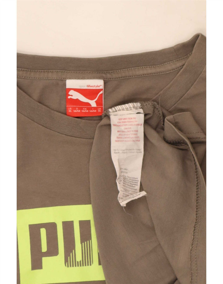 Ανδρικό γραφικό T-Shirt Puma XL Γκρι βαμβακερό