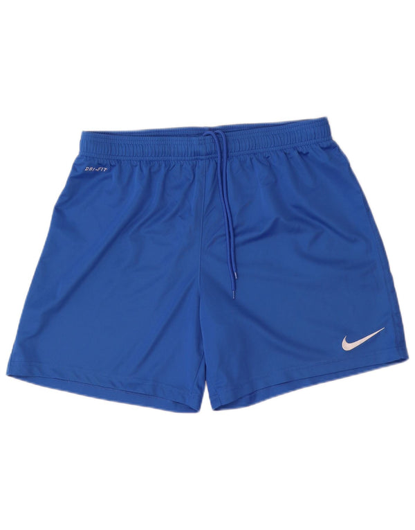 Ανδρικό αθλητικό σορτς Nike Dri Fit με μεγάλο μπλε πολυεστέρα