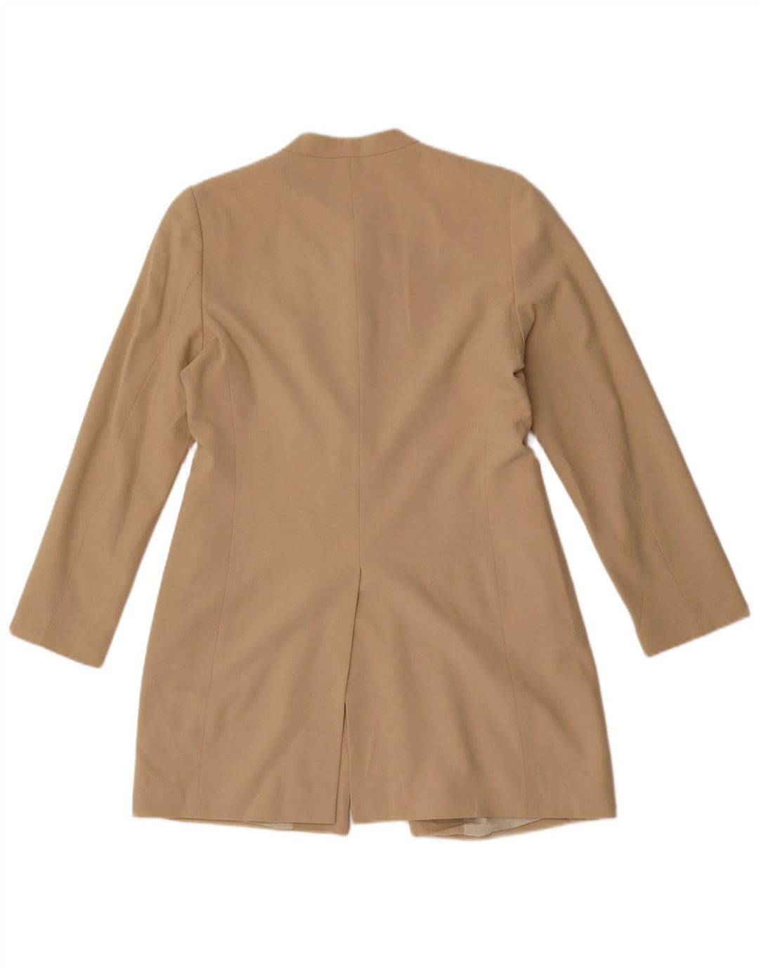 Marks & Spencer Γυναικείο σακάκι Longline Blazer UK 8 Small Beige Polyester