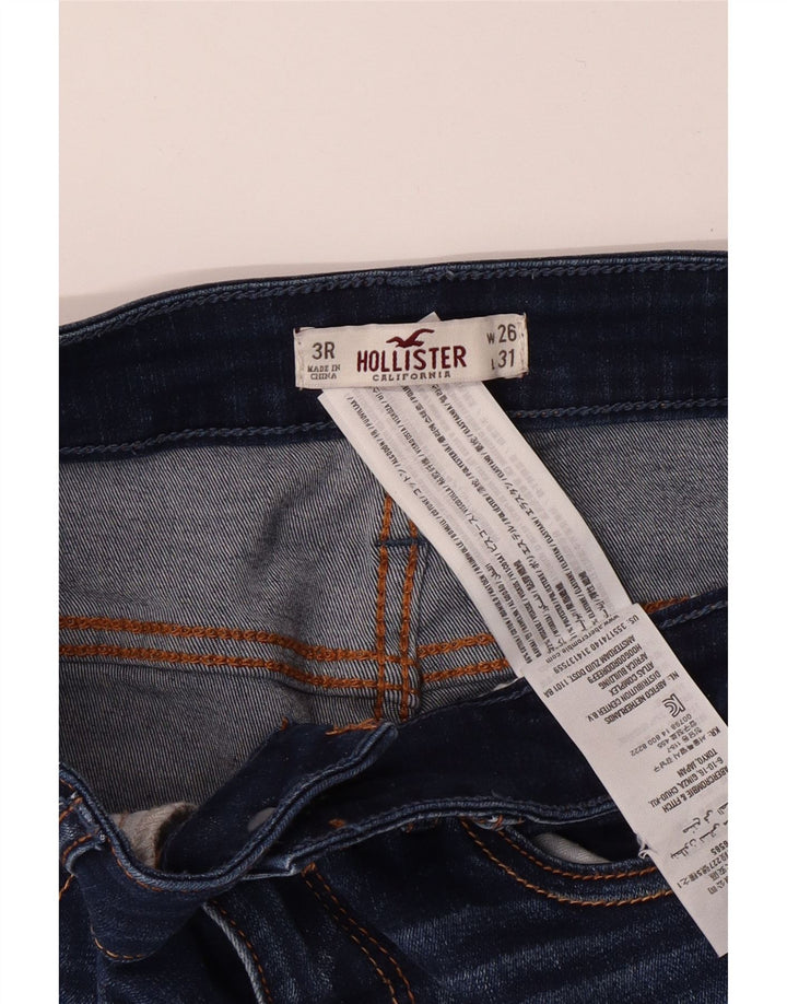 Γυναικείο στενό τζιν HOLLISTER US 3 XS W26 L31 Μπλε βαμβακερό