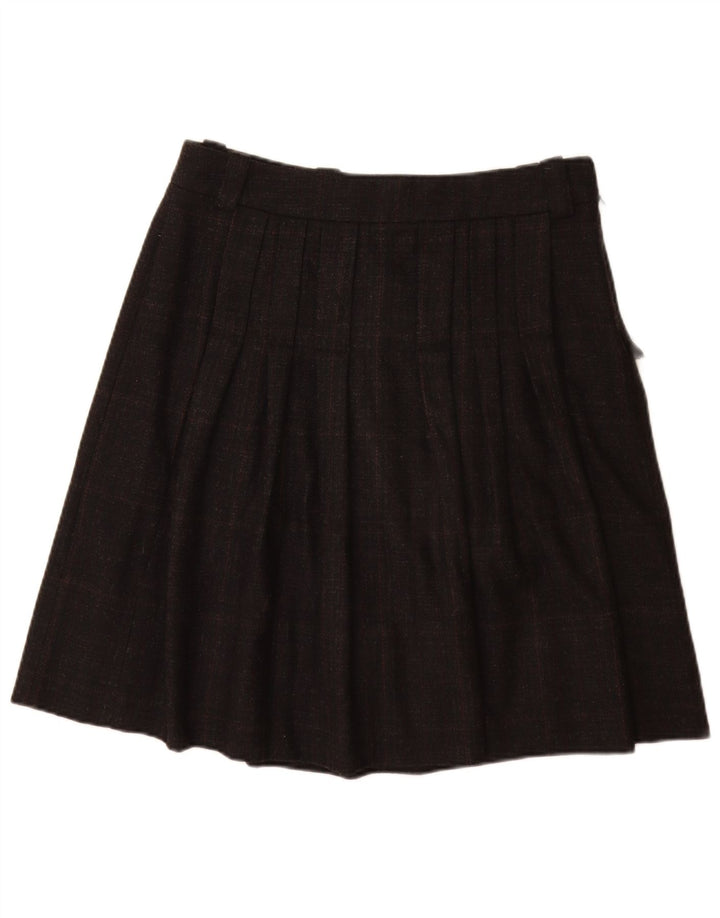 Henry Cottons Γυναικεία πλισέ φούστα IT 44 Medium W30 Μαύρη μαλλί