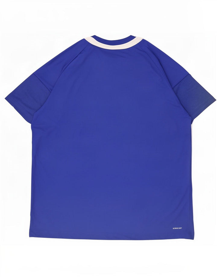 Adidas Mens Aeroready Regular Fit XL Blue Colourblock Polyester