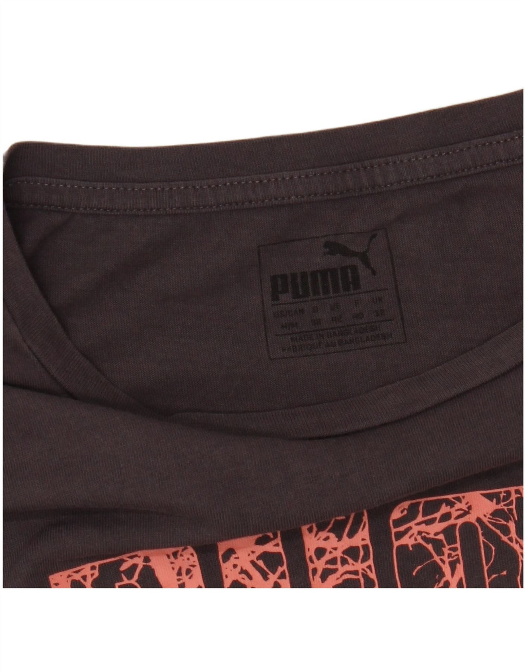 Γυναικείο γραφικό μπλουζάκι Puma Top UK 12 Medium Grey